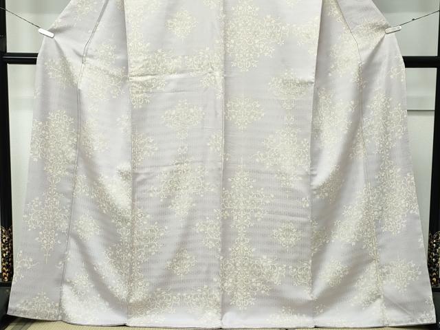 平和屋着物●極上 小紋 花唐草菱文 金彩 やまと誂製 逸品 CZAA4821s6