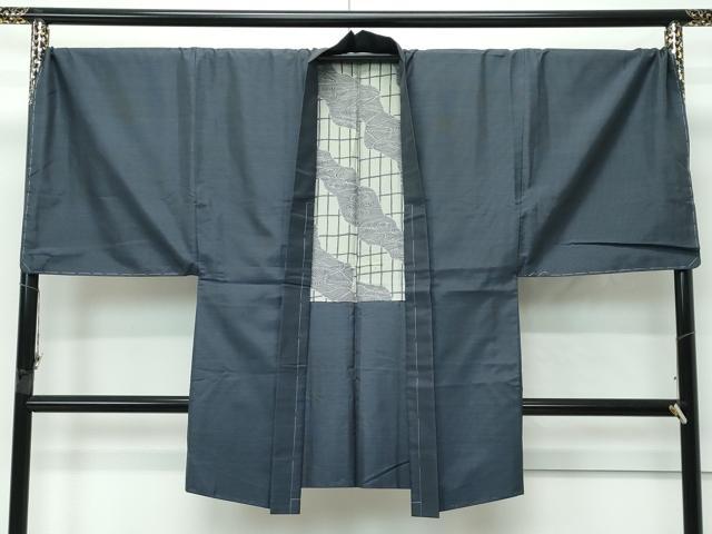 平和屋着物●極上 男性 本場大島紬 アンサンブル キングサイズ 絣文様 逸品 未使用 CZAA4857s6