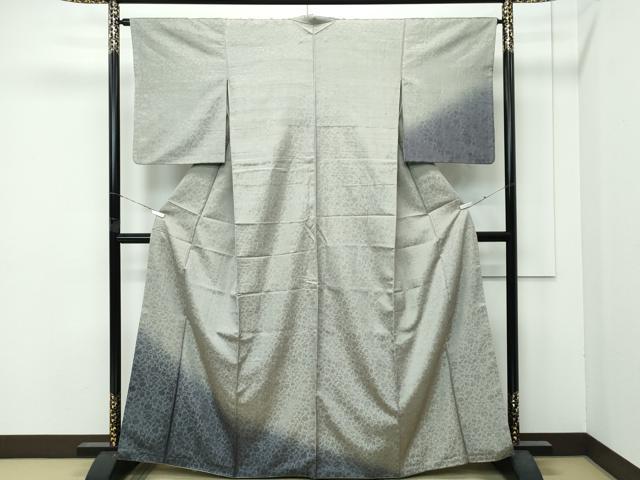 平和屋着物●極上 インド・アッサム 野蚕糸 手織 ムガシルク 訪問着 更紗唐草文 逸品 CZAA4862s6