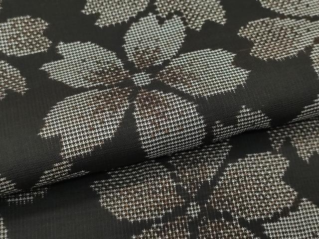 平和屋着物●極上 本場大島紬 泥染 9マルキ 舞桜 生田紬工芸謹製 証紙付き 逸品 CZAA4864s6
