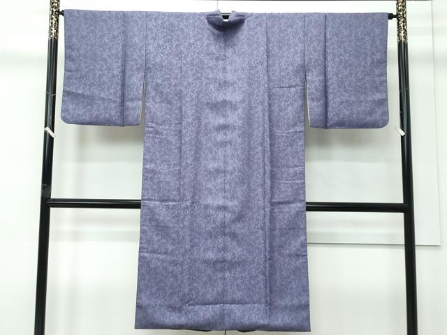 平和屋着物∞極上 紋屋井関 御寮織 道中着 ロング丈 鳳凰桐竹文 源氏鼠色地 逸品 CZAA4920s6