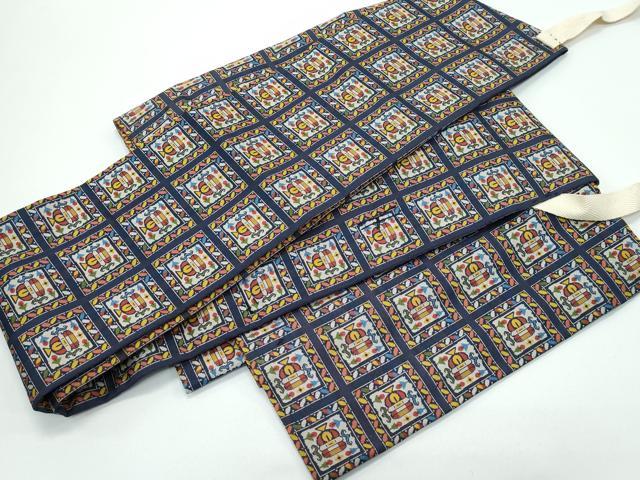平和屋着物●極上 つけ帯 コプト花盃文 逸品 CZAA4944s6