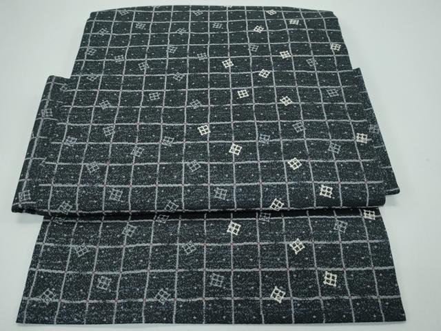 平和屋着物●極上 つけ帯 格子柄 鈴乃屋扱い 逸品 CZAA4946s6