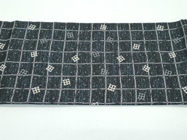 平和屋着物●極上 つけ帯 格子柄 鈴乃屋扱い 逸品 CZAA4946s6