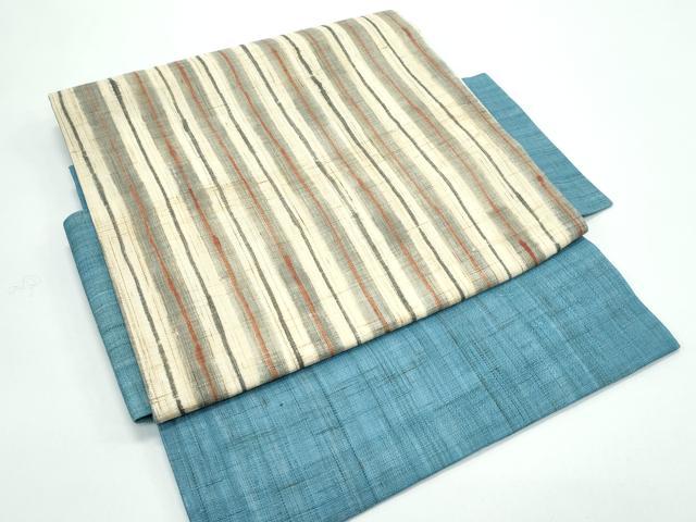 平和屋着物*極上 夏物 つけ帯 間道 麻 逸品 未使用 CZAA4949s6