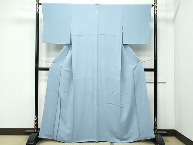 平和屋着物●極上 色無地 湊鼠色 逸品 CZAA4968s6