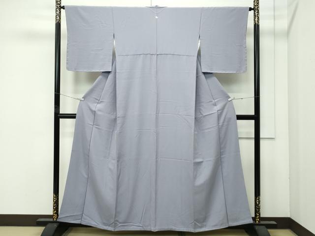 平和屋着物●極上 色無地 煤色 逸品 未使用 CZAA4970s6