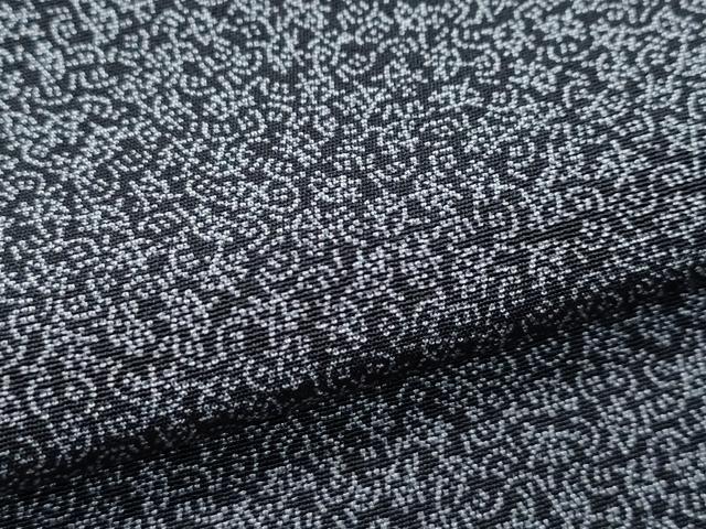平和屋着物●極上 重要無形文化財 人間国宝 中村勇二郎 江戸小紋 心技 紫黒色地 鈴乃屋扱い 逸品 CZAA4975s6