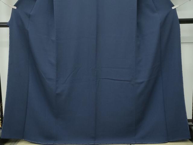平和屋着物●極上 色無地 藍鉄色 逸品 未使用 CZAA5038s6