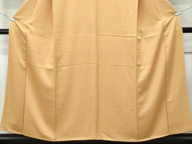 平和屋着物●極上 色無地 アンバー色 逸品 未使用 CZAA5044s6