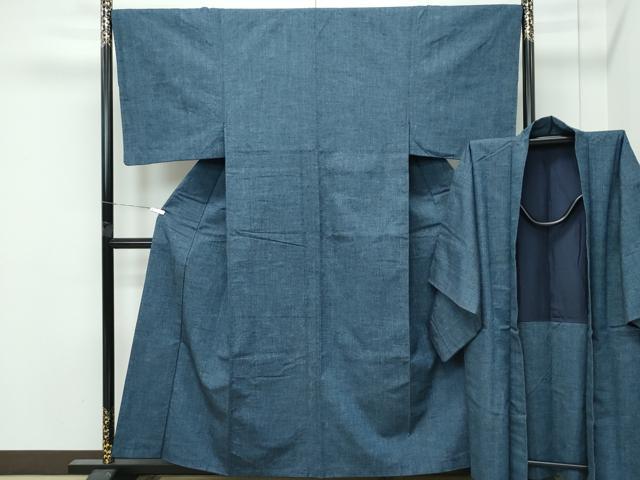 平和屋着物●極上 男性 紬 アンサンブル 霞文 逸品 CZAA5048s6