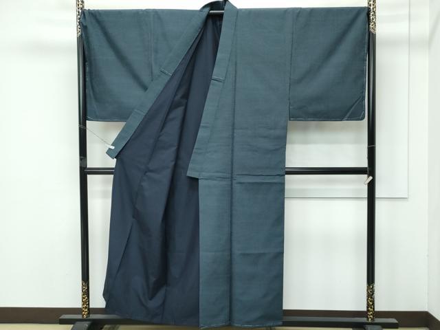 平和屋本店●極上 男性 本塩沢 アンサンブル キングサイズ 110亀甲 武田清三郎 宮田俊夫 宮田織物工場謹製 証紙付き 逸品 未使用CZAA5049s6