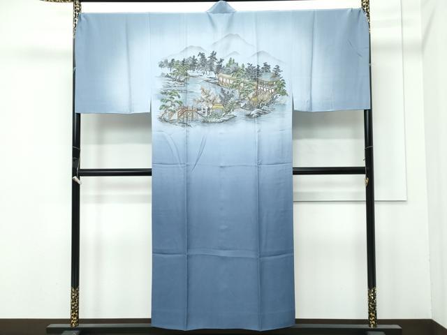 平和屋本店●極上 男性 本場大島紬 アンサンブル 長襦袢セット キングサイズ 100亀甲 総詰め 逸品 未使用 CZAA5053s6