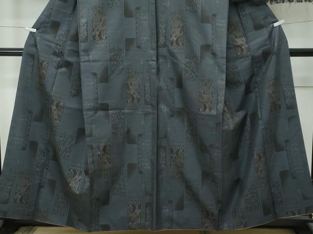 平和屋着物●極上 本場大島紬 9マルキ エジプト壁画文様 紬のしまづ 島津織物特製 証紙付き 逸品 CZAA5060s6