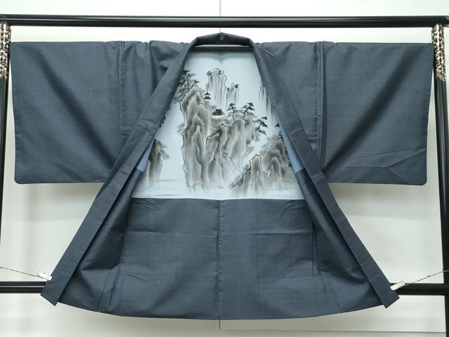 平和屋着物●極上 男性 本場大島紬 アンサンブル 120亀甲 総詰め 逸品 CZAA5070s6