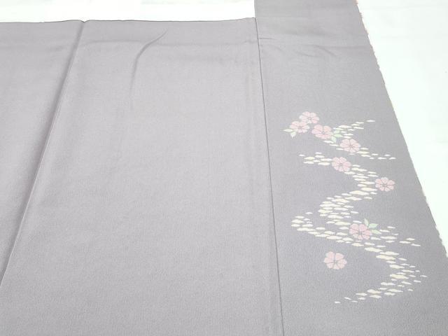 平和屋着物●極上 訪問着 草花霞文 暈し染め 金通し地 逸品 CZAA5085s6