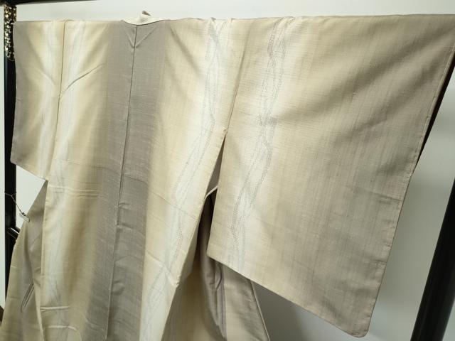 平和屋着物●極上 結城紬 奥順 はたおり娘 80亀甲 間道 逸品 未使用 CZAA5103s6
