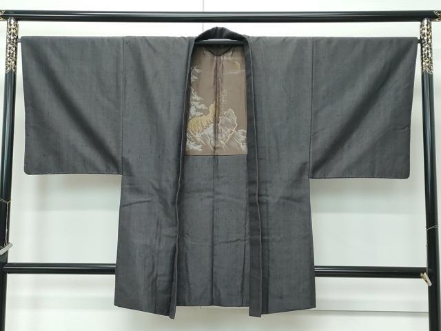 平和屋着物●極上 男性 紬 アンサンブル 霞文 逸品 未使用 CZAA5106s6