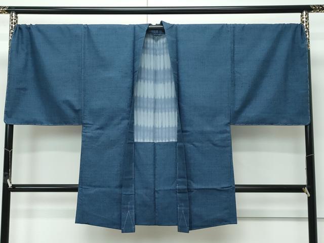 平和屋着物●極上 男性 紬 アンサンブル キングサイズ 網代織 逸品 未使用 CZAA5107s6