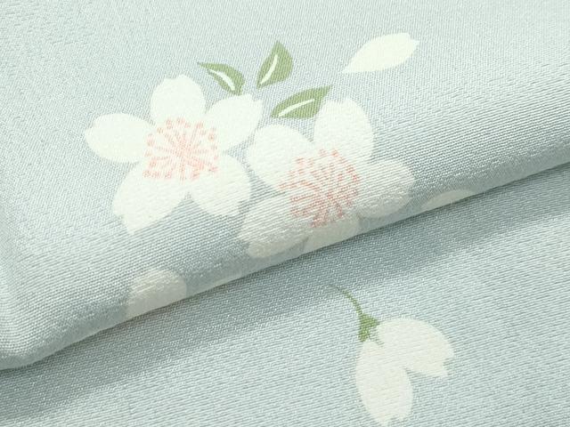 平和屋着物●上質な長襦袢 袷 舞桜 蕎麦切色地 逸品 未使用 CZAA5110s6