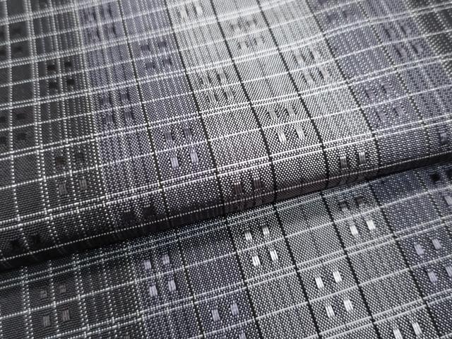 平和屋着物▽極上 三代目市三郎 雅生紬會 花織 紬 単衣 風雅 証紙付き 逸品 未使用 CZAA5152s6