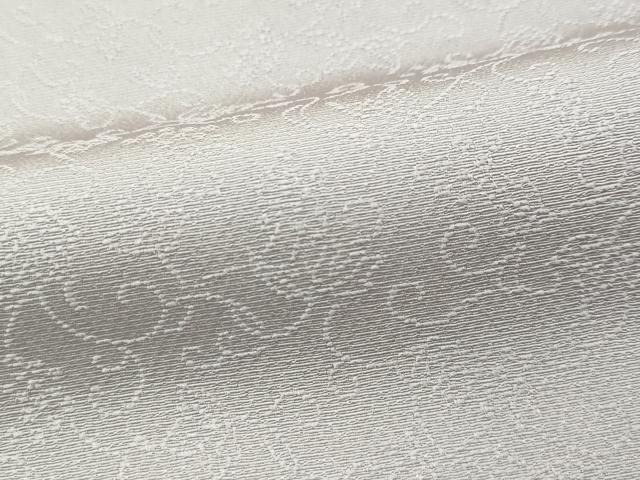 平和屋着物∞極上 道中着 ロング丈 単衣 お召地 葡萄唐草地紋 逸品 CZAA5160s6