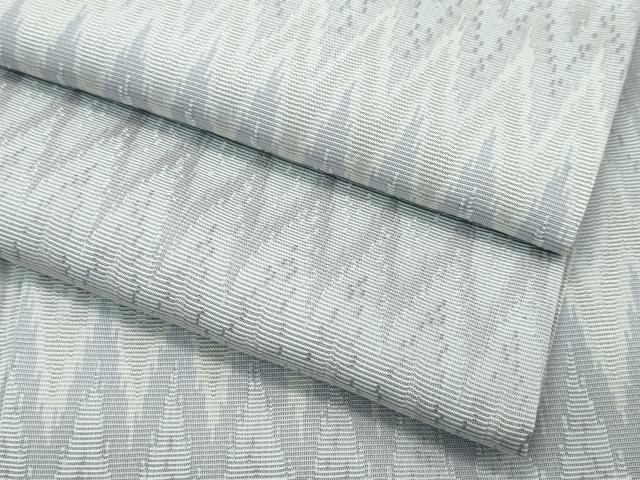 平和屋着物●極上 お召 幾何学文様 逸品 CZAA5174s6
