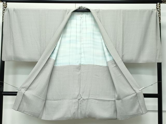 平和屋着物∞極上 男性 キングサイズ 長羽織 網目文様 逸品 CZAA5185s6