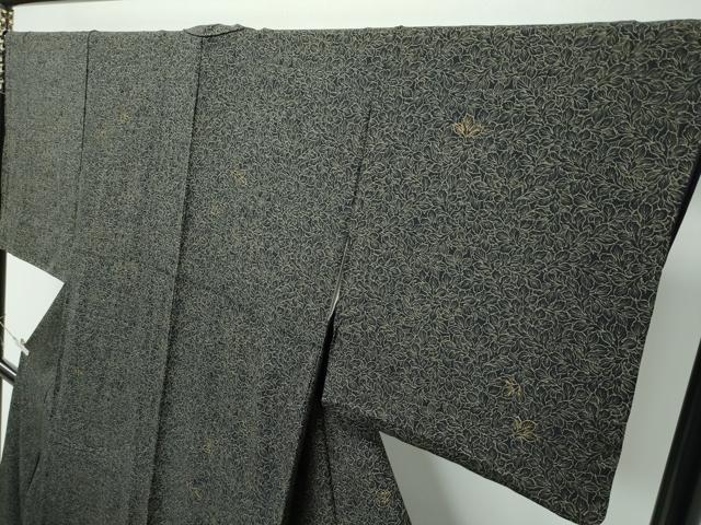 平和屋着物●極上 池田重子コレクション 小紋 葉尽くし 金彩 逸品 CZAA5187s6
