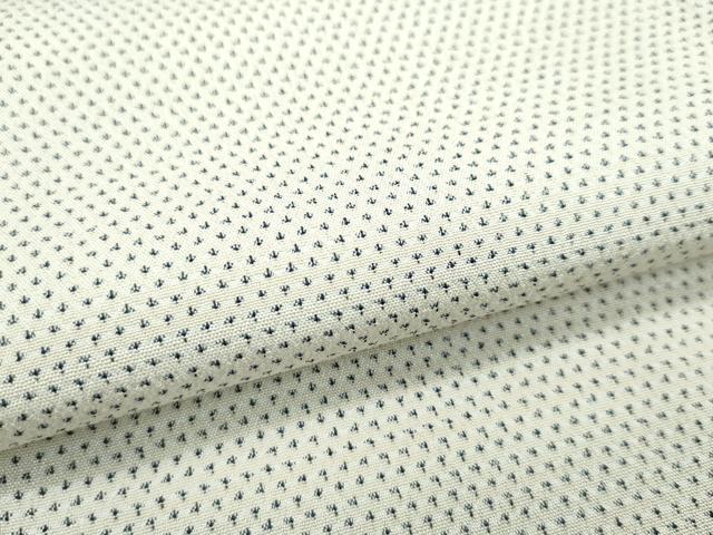 平和屋着物●極上 本塩沢 蚊絣 反端付き 逸品 CZAA5191s6