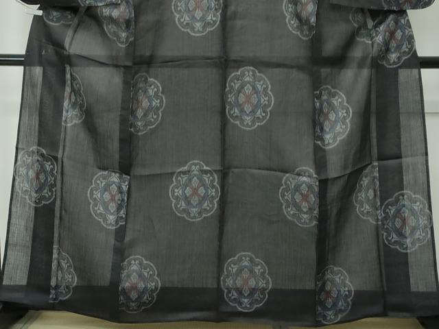 平和屋本店*極上 夏物 重要無形文化財 本場宮古上布 正倉院 苧麻 逸品 未使用 CZAA5242s6