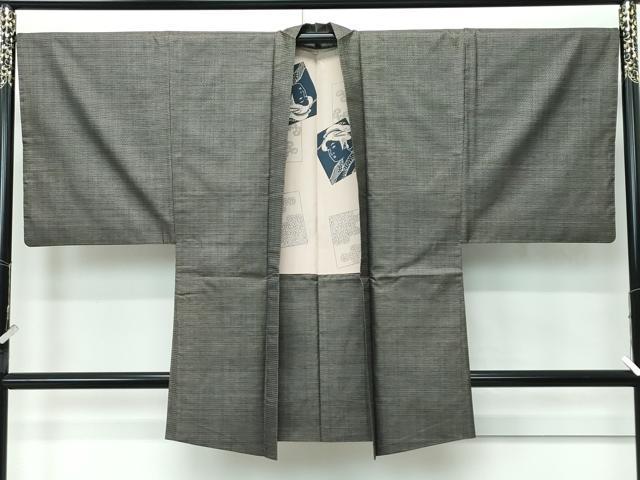 平和屋着物●極上 男性 本場大島紬 アンサンブル 100亀甲 総詰め 逸品 CZAA5257s6