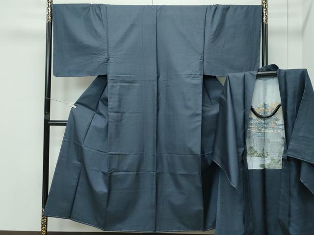 平和屋着物●極上 男性 本場大島紬 アンサンブル 100亀甲 総詰め 逸品 未使用 CZAA5258s6