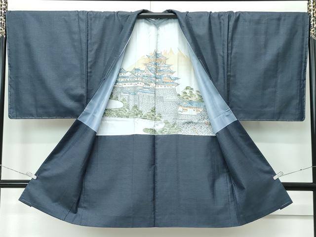 平和屋着物●極上 男性 本場大島紬 アンサンブル 100亀甲 総詰め 逸品 未使用 CZAA5258s6