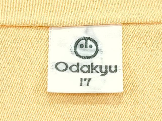 平和屋着物●極上 色無地 飴色 小田急百貨店扱い 逸品 未使用 CZAA5279s6