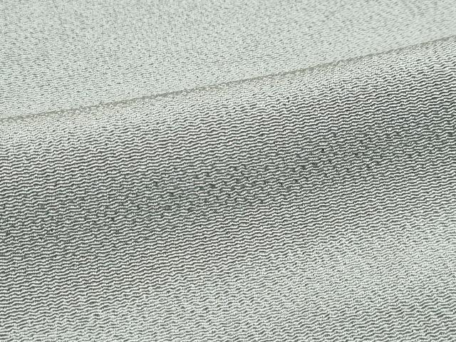 平和屋着物●極上 色無地 利休白茶色 鬼しぼ縮緬 逸品 未使用 CZAA5284s6