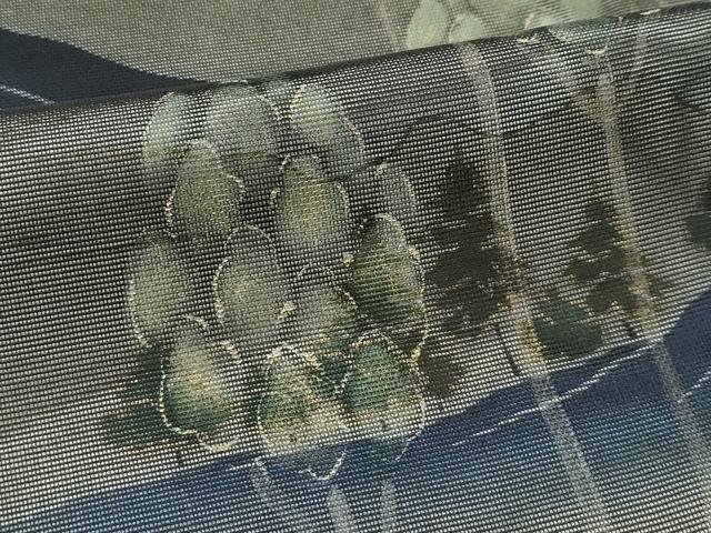 平和屋着物▽極上 訪問着 無双 紗袷 手描き 遠山樹林文 金彩 逸品 CZAA5304s6