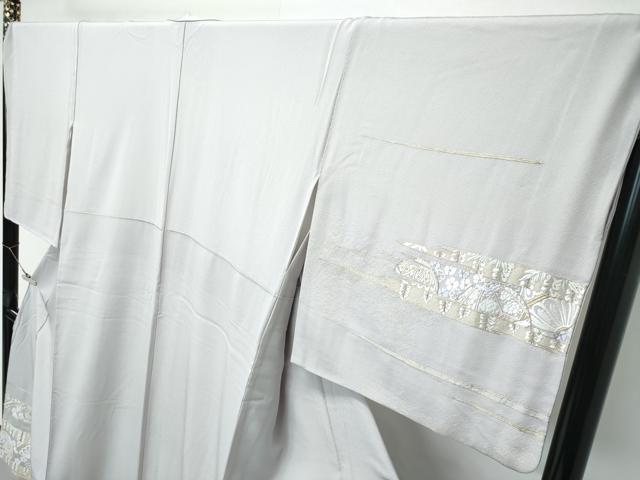 平和屋本店●極上 山口美術織物 皇室 伊勢神宮御用 西陣織 訪問着 総刺繍 寿光織 霞玩具文 金銀糸 枯野色地 逸品 CZAA5358s6