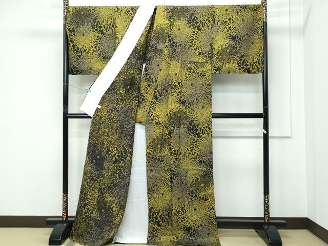 平和屋着物▽極上 小紋 単衣 乱菊 逸品 未使用 CZAA5383s6