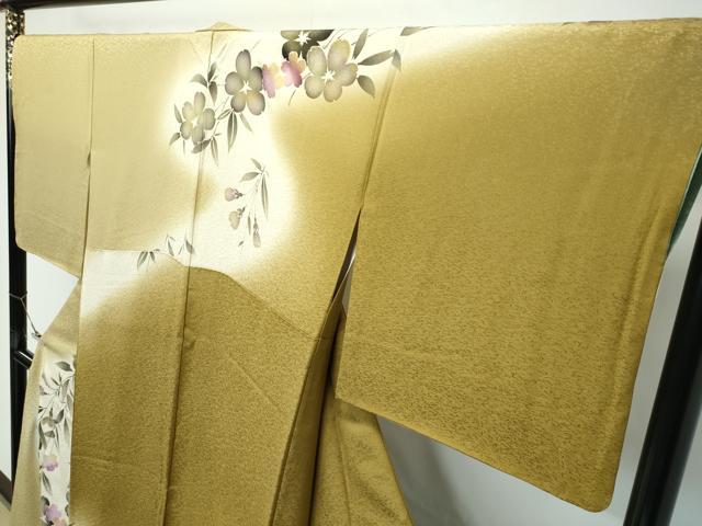 平和屋着物●極上 京の名門 じゅらく謹製 帝王紫 訪問着 刺繍 枝垂れ花文 暈し染め 金彩 逸品 CZAA5393s6