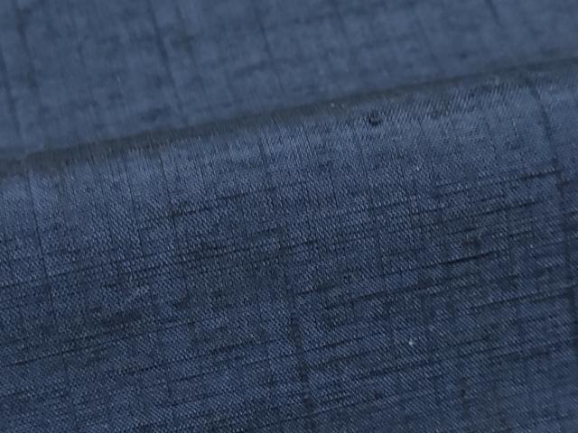 平和屋着物●極上 男性 紬 アンサンブル 長襦袢セット 濃紺地 逸品 未使用 CZAA5400s6