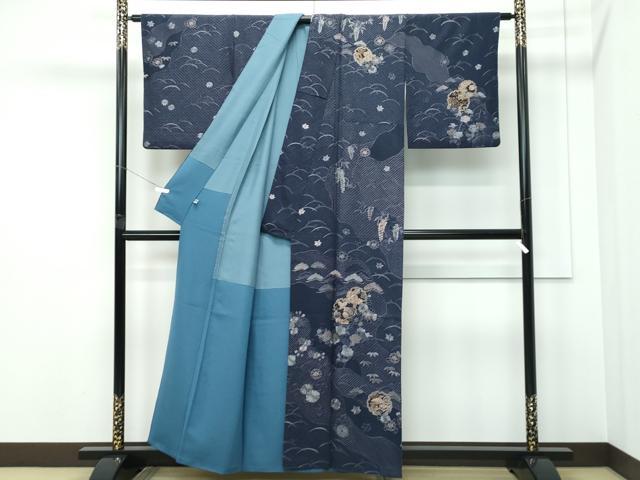 平和屋本店●極上 訪問着 総刺繍 中国三大刺繍 スワトウ相良刺繍 松竹梅雪輪吉祥文 金糸 逸品 CZAA5460s6