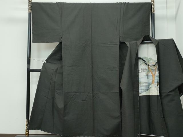 平和屋着物●極上 男性 紬 アンサンブル 霞文 逸品 未使用 CZAA5462s6
