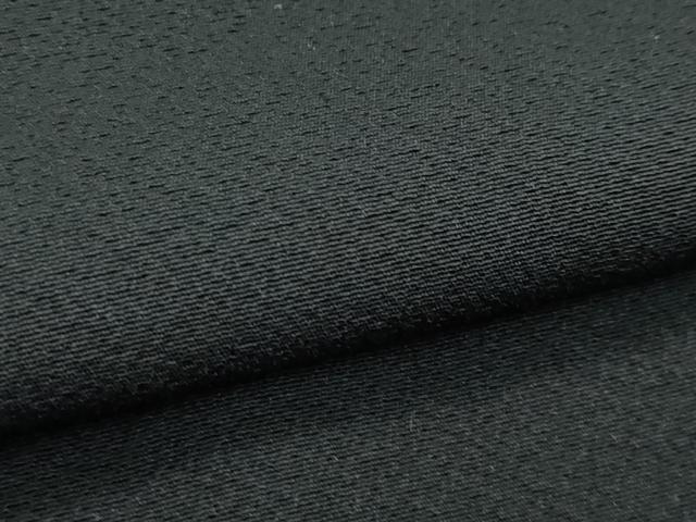 平和屋着物∞極上 道中着 ロング丈 色無地 黒地 逸品 CZAA5565s6