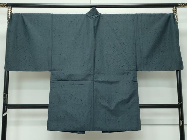 平和屋着物∞極上 男性 長羽織 髭紬 キングサイズ 仙斉茶色地 羽裏:鷹 逸品 CZAA5589s6