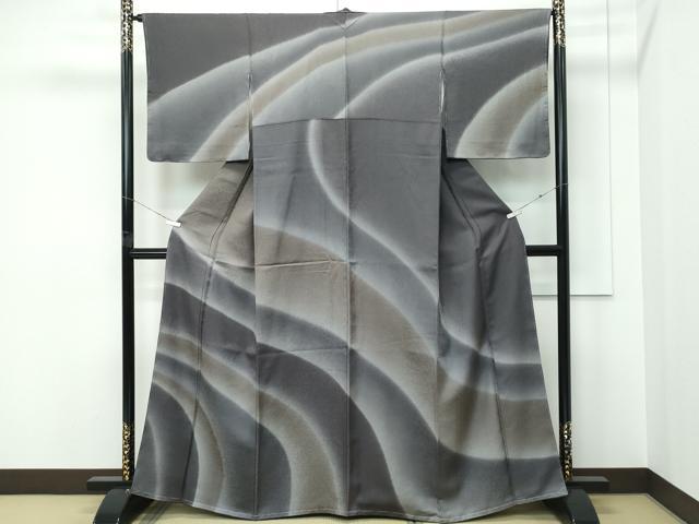 平和屋着物●極上 訪問着 鳳凰唐草地紋 暈し染め 反端付き 逸品 未使用 CZAA5629s6