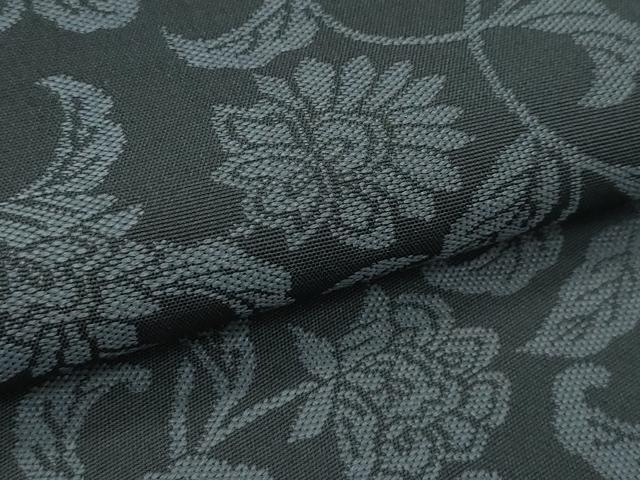 平和屋着物●極上 撫松庵 両面 半幅帯 花唐草文 間道 逸品 CZAA5727s6