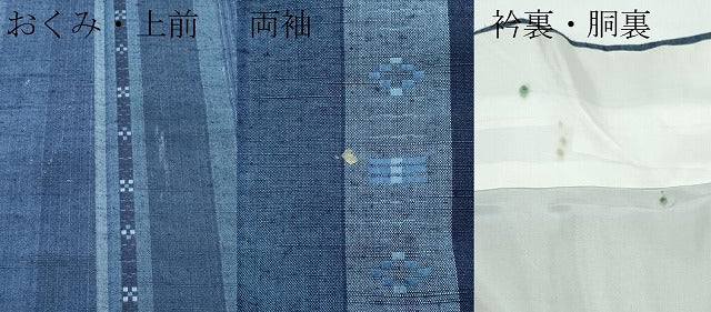 平和屋本店●極上 京都祇園の老舗 ぎをん齋藤 紬 花織 たとう紙付き 逸品 CZAA5659s6