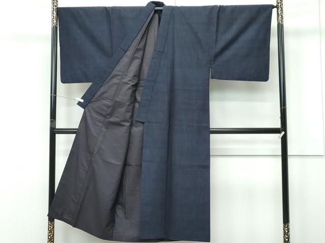 平和屋着物●極上 男性 本場結城紬 重要無形文化財 アンサンブル 杢 逸品 未使用 CZAA5662s6