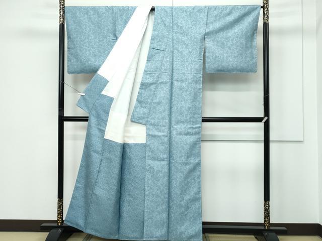 平和屋着物●極上 紋屋井関 御寮織 お召 秘色 桐竹鳳凰文 逸品 未使用 CZAA5722s6